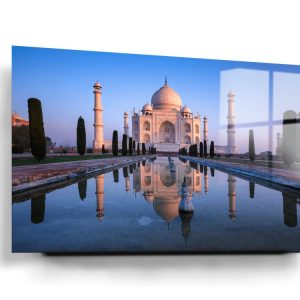 Taj Mahal Glass Wall Art