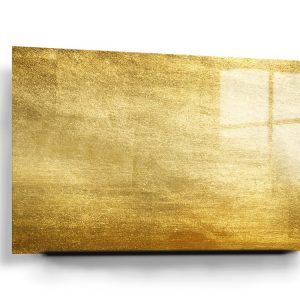 Gold Foil Glass Wall Art