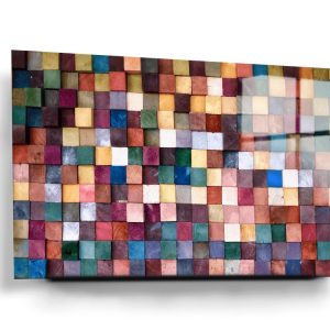 Multicoloured Wall Glass Wall Art