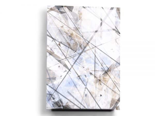 Abstract Lined Background Glass Wall Art