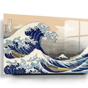 Great Waves Glass Wall Art
