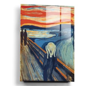 Scream - Edward Munch Glass Wall Art