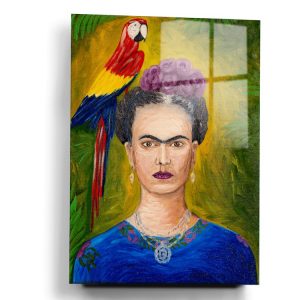 Frida Kahlo Glass Wall Art