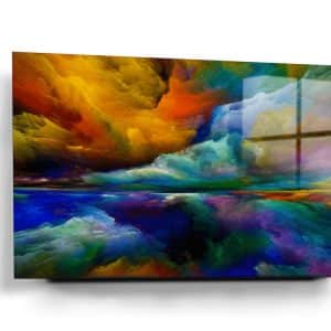 Paradise of Colour Glass Wall Art